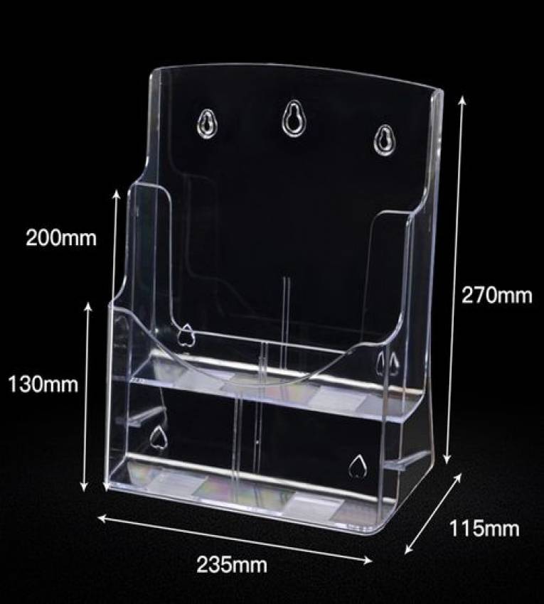 A4/2 Etg Porte Publicitaire et Présentoir en plastique acrylic display